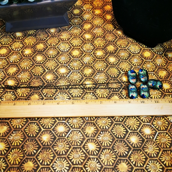 Antiqued Bronze Tone Chunky Peacock Feather Necklace - Picture 13 of 16